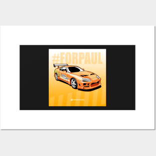 Brian's toyota supra from fast and furious 1 Posters and Art